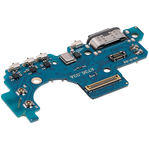 Replacement Charging Port With Board Compatible For Samsung Galaxy A73 5G (Aftermarket Plus)