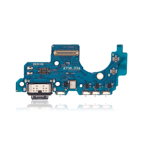 Replacement Charging Port With Board Compatible For Samsung Galaxy A73 5G (Aftermarket Plus)