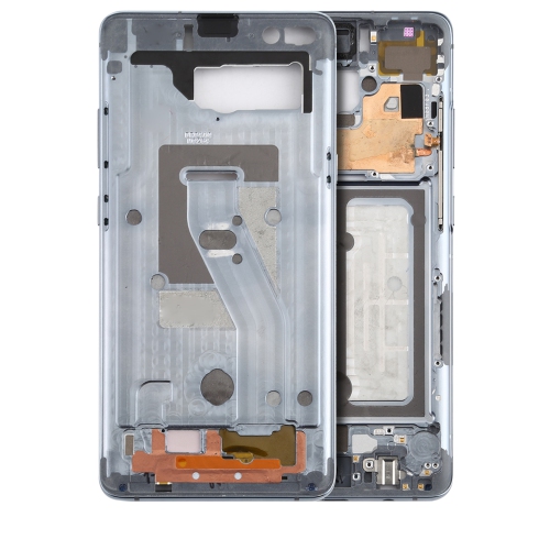 Replacement Mid-Frame Housing Compatible For Samsung Galaxy S10 (Prism White)