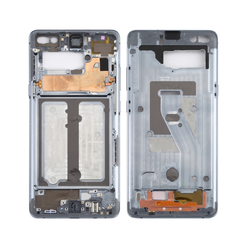 Replacement Mid-Frame Housing Compatible For Samsung Galaxy S10 (Prism White)