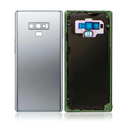 Replacement Back Cover Glass With Camera Lens Compatible For Samsung Galaxy Note 9 (Cloud Silver)