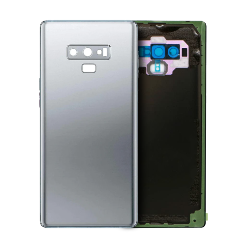 Replacement Back Cover Glass With Camera Lens Compatible For Samsung Galaxy Note 9 (Cloud Silver)
