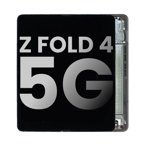 Replacement Inner OLED Assembly W/Frame Compatible For Samsung Galaxy Z Fold 4 5G (Graygreen)