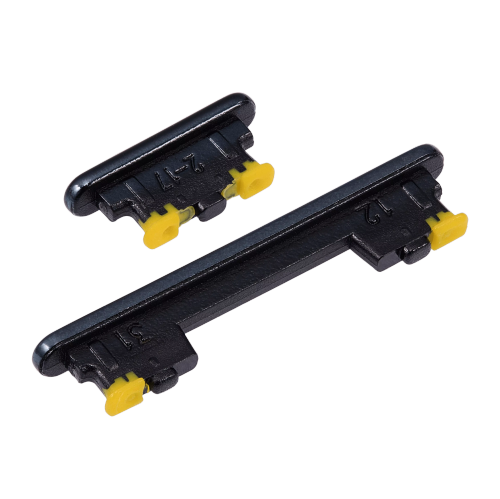 Boutons rigides de rechange compatible avec le Galaxy A73 de Samsung (A735/2022) (gris)