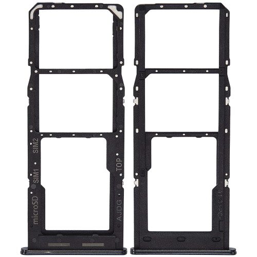 Replacement Dual Sim Card Tray Compatible For Samsung Galaxy A04S (Black)