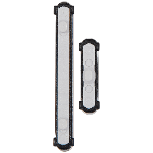 Replacement Hard Buttons Compatible For Samsung Galaxy S22 / S22 Plus (White)