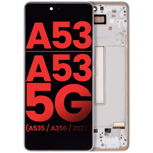 Replacement OLED Assembly W/Frame For Samsung Galaxy A53 5G (Aftermarket Plus)