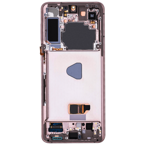 Replacement OLED Assembly W/Frame Compatible For Samsung Galaxy S21 Plus 5G (Phantom Violet / Pink/Gold)