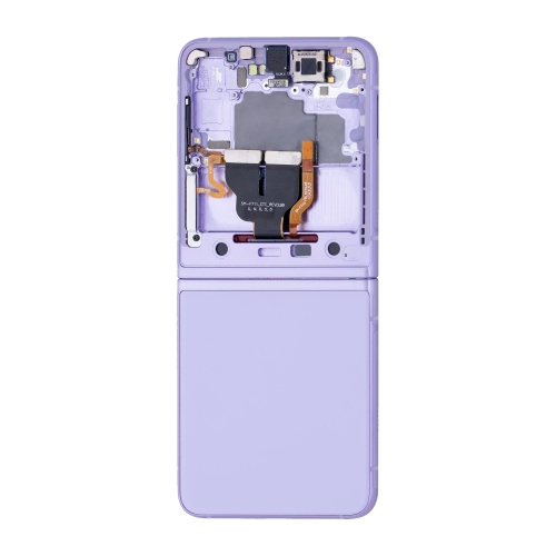 Inner OLED Assembly W/Frame Compatible For Samsung Galaxy Z Flip 3 5G (Lavender) by ESOURCE PARTS - Refurbished condition - CA$438.01