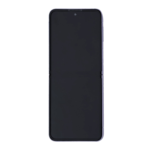 Inner OLED Assembly W/Frame Compatible For Samsung Galaxy Z Flip 3 5G (Lavender) by ESOURCE PARTS - Refurbished condition - Image 3