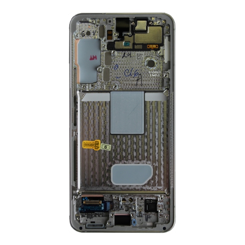 OLED Assembly With Frame Compatible For Samsung Galaxy S22 5G (White) by ESOURCE PARTS - Refurbished condition - Image 2