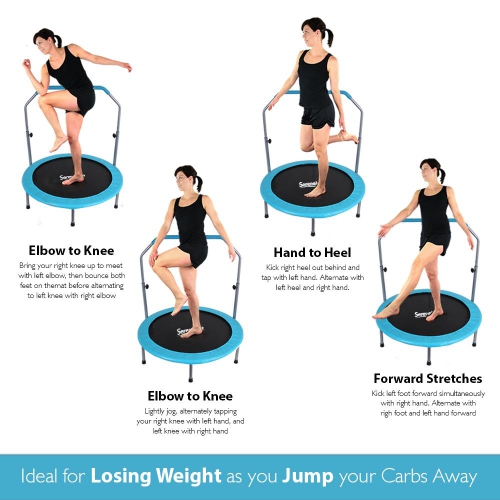 Spring-less Sports Jumping Fitness Trampoline, Adult Size