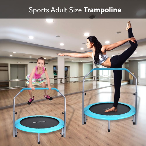 Spring-less Sports Jumping Fitness Trampoline, Adult Size