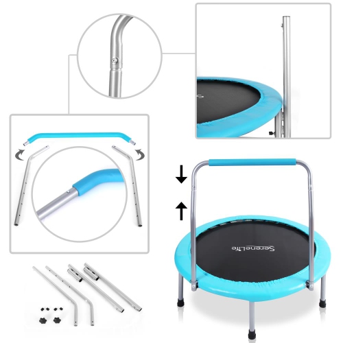 Sports Exercise Spring-less Kid Size Trampoline