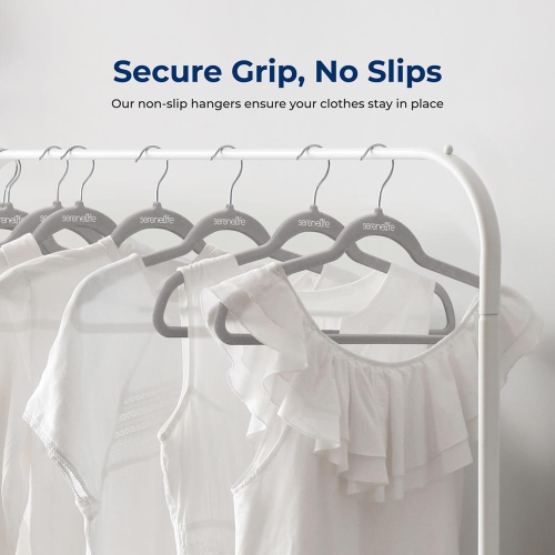 200 Pieces Velvet Hangers - Non-Slip, Sturdy, and Heavy Duty Coat Set with 360° Swivel Hook for Clothes