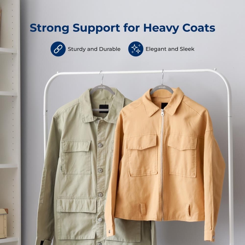 100 Pieces Velvet Hangers - Non-Slip, Sturdy, and Heavy Duty Coat Set with 360° Swivel Hook for Clothes