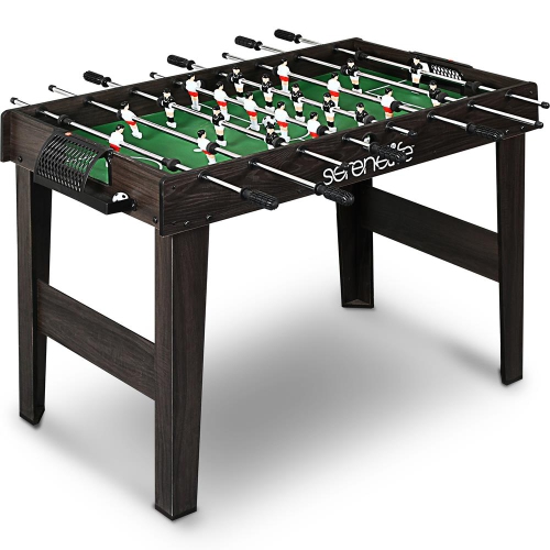 Table de soccer de 48 po de taille compétition - jeu d'arcade de soccer de table pour la maison et salle de jeu avec 2 balles