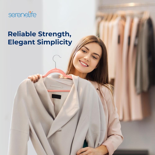 30 Pieces Velvet Hangers - Non-Slip, Sturdy, and Heavy Duty Coat Set with 360° Swivel Hook for Clothes