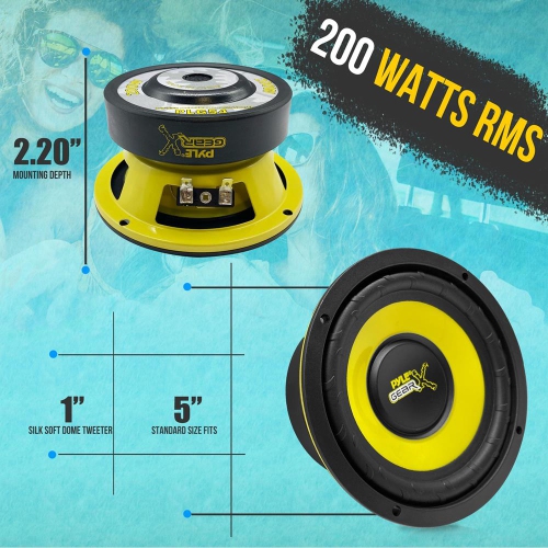 5'' 200 Watt Mid Bass Woofer