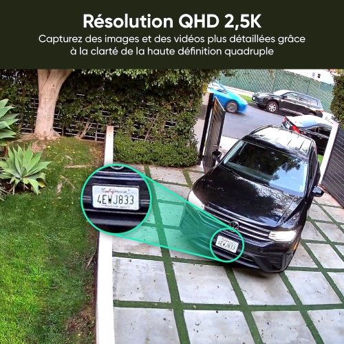 Wyze Cam v4, 2K HD Wi-Fi Smart Home Security Camera, Indoor/Outdoor Use, Pet/Baby Monitor