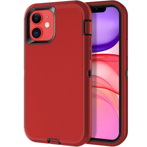 Étui rigide ajusté Defender de Supershield Ultimate Protection pour iPhone 14/13 - Rouge