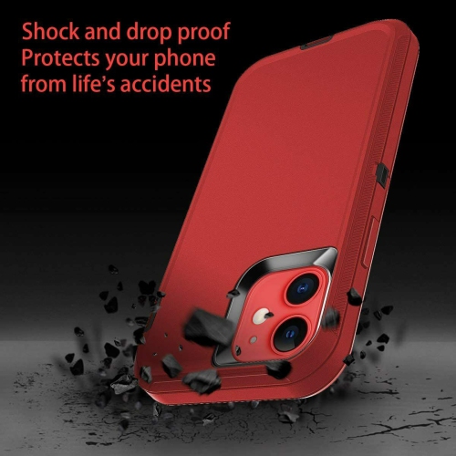 Supershield Defender Fitted Hard Shell Case Unleash Ultimate Protection for iPhone 14/13 - Red
