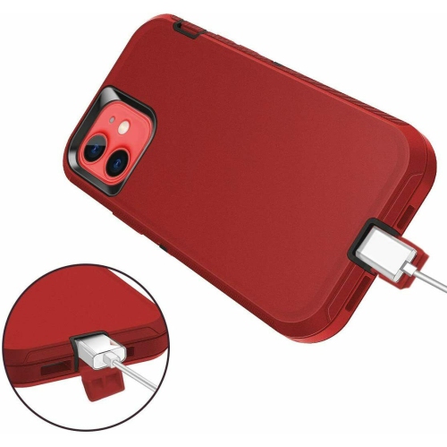 Supershield Defender Fitted Hard Shell Case Unleash Ultimate Protection for iPhone 14/13 - Red