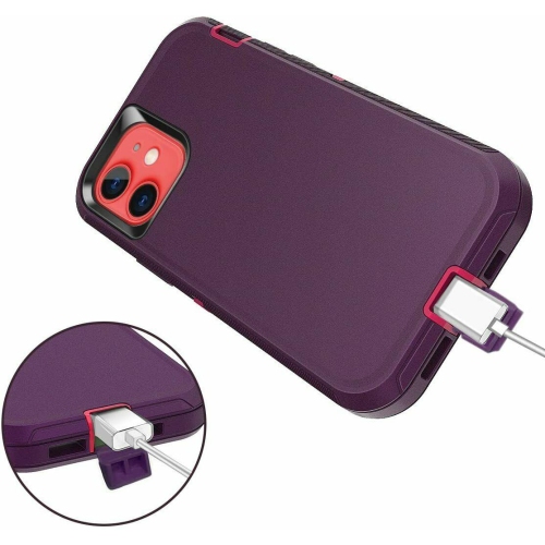 Supershield Defender Fitted Hard Shell Case Unleash Ultimate Protection for iPhone 14/13 - Purple
