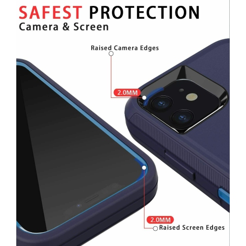 Supershield Defender Fitted Hard Shell Case Unleash Ultimate Protection for iPhone 14/13 - Blue