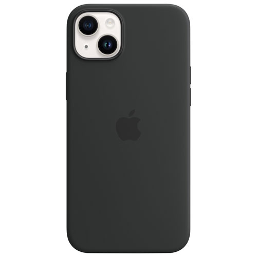 Refurbished Apple Silicone Fitted Soft Shell Case with MagSafe for iPhone 14 Plus - Midnight OEM part