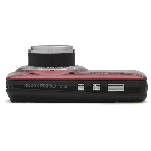 Appareil photo numérique KODAK PIXPRO FZ55-RD 16&nbsp;Mpx zoom optique 5X caméra grand-angle 28&nbsp;mm vidéo HD intégrale 1080P 2,7 po écran ACL