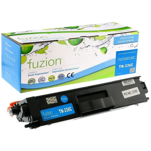 ** 365 DAYS WARRANTY **/ Brother TN-336C |FUZION™. TN336C, Remanufactured Cyan Toner Cartridge. For: HL-L8250 - MFC-L8850CDW. By AZX-DEALS CANADA