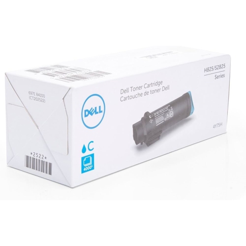 ** 365 DAYS WARRANTY **/ DELL 4Y75H | 593-BBPC | K04X8. Cyan High-Yield Original Toner. For: Dell S2825cdn, H825cdw. By AZX-DEALS CANADA * * Extra