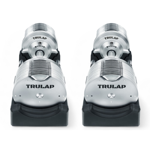 TRULAP 8592 ADJUSTABLE DUMBBELLS - 52 dumbbells into 1 set (4 kg – 41.5 kgs / 8.5 lbs - 92 lbs) - Set of 2