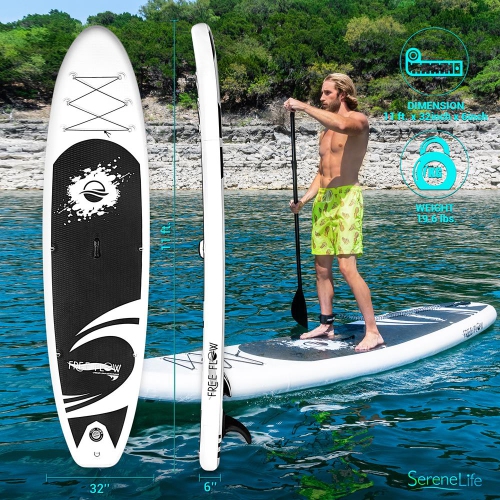 Free Flow Paddleboard SUP - Stand Up Water Paddle-Board
