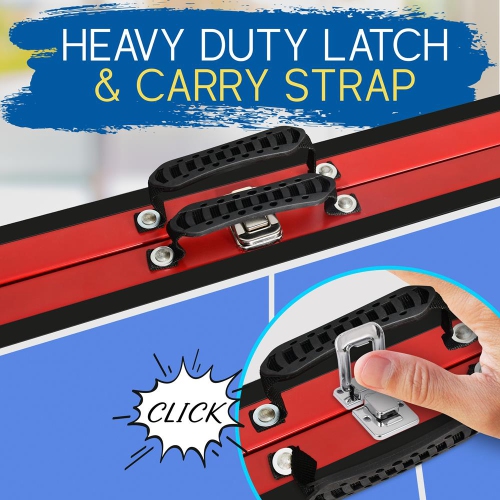 Table de tennis de table pliable de 2 pièces avec mode de lecture solo pour jouer et jouer seul