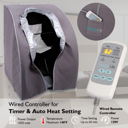 Spa portable à infrarouge | Sauna pour une personne pour Detox & Weight Loss