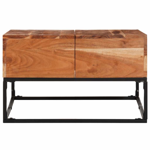 vidaXL Coffee Table 68x68x41 cm Solid Acacia Wood