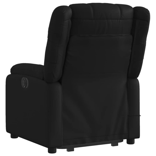 Fauteuil de massage inclinable en similicuir noir VidaXL