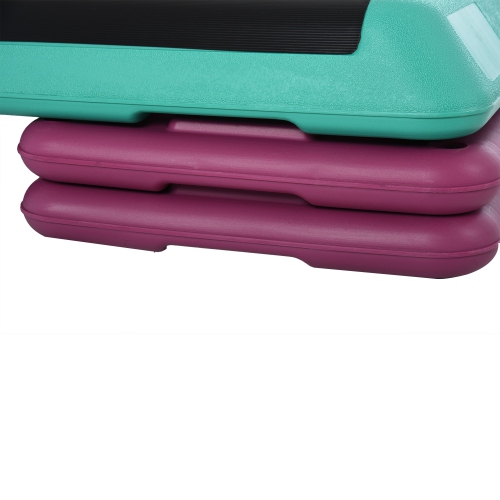 Soozier 3-Level Aerobic Stepper, 3.9"/5.9"/7.9" Steppers for Exercise Workout with Non-Slip Top, Compact Fitness Equipment for Home, Office, Indoor,