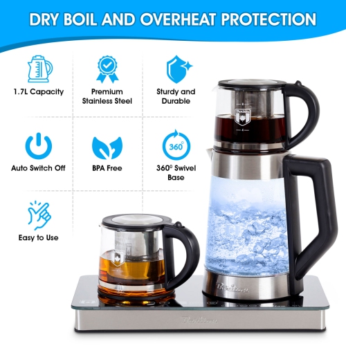 Electric tea & coffee maker model BTM-1795GS