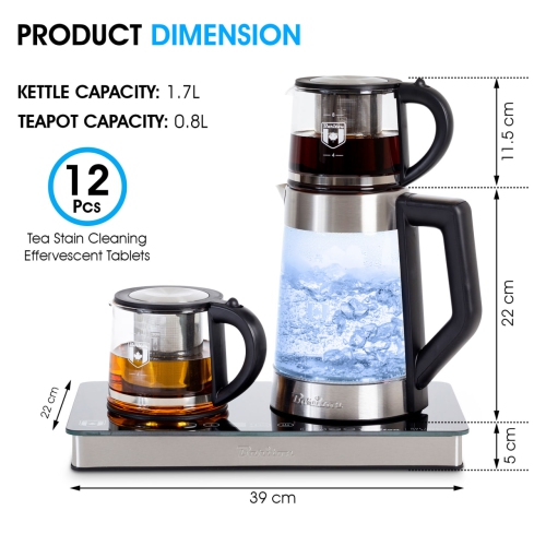 Electric tea & coffee maker model BTM-1795GS