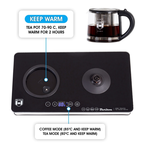 Electric tea & coffee maker model BTM-1795GS