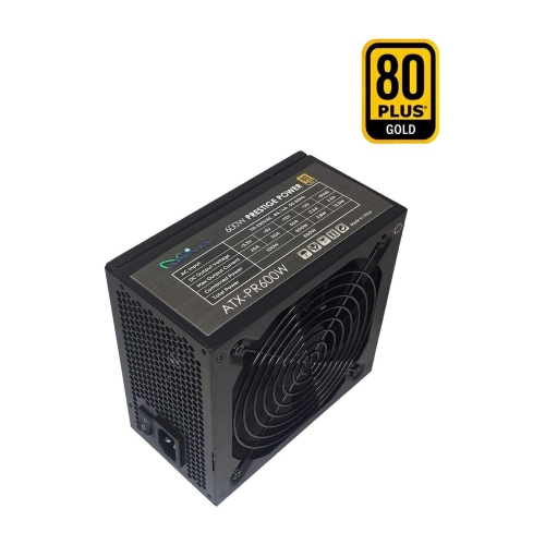 Refurbished Apevia ATX-PR600W Prestige 600W 80+ Gold Certified, ROHS Compliance, Power Supply