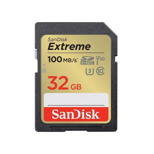 Refurbished SanDisk 32GB Extreme PLUS Secure Digital High Capacity (SDHC) Card, Speed up tp 100MB/s