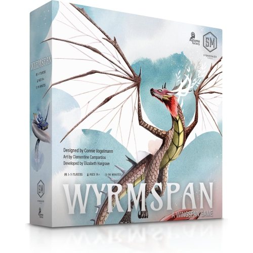 Stonemaier Games: Wyrmspan - A Wingspan Game | Build a Cavernous Sanctuary for Beautiful Dragons in This Strategy Board Game | for Adults and Family