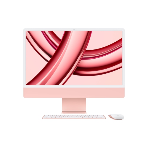 APPLE  2023 Imac All-In-One Desktop Computer With M3 Chip, 8-Core Cpu, 8-Core Gpu, 24-Inch Retina Display, 8GB, 256GB SSD Storage - In Pink