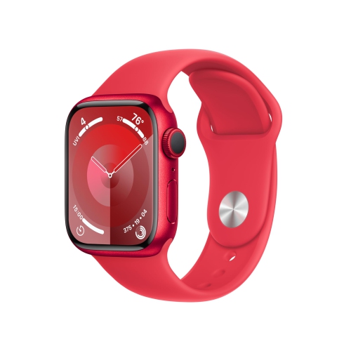APPLE  Watch Series 9 [Gps 41Mm] Smartwatch With Aluminum Case With Sport Band S/m In Red