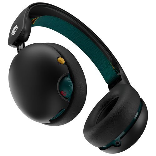 Casque d'écoute Bluetooth à isolation sonore pour enfants Grom Wireless de Skullcandy - Vert-de-gris noir
