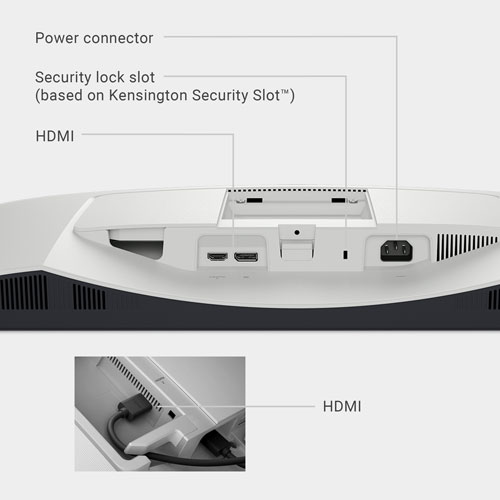 Dell 27" WQHD 100Hz 4ms IPS LED Monitor - Silver